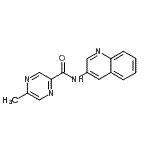 CAS 登录号：606096-92-8， 5-甲基-N-(3-喹啉基)-2-吡嗪甲酰胺