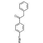 structure of CAS# 60694-99-7, 4-(Phenylacetyl)Benzonitrile;4'-Cyano-2-phenylacetophenone;MFCD02260675