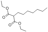 结构式 CAS# 607-83-0, 2-庚基丙二酸二乙酯