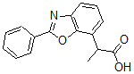 CAS 登录号：60723-71-9， alpha-甲基-2-苯基-7-苯并恶唑乙酸