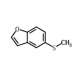 CAS 登录号：60770-65-2， 5-(甲硫基)-1-苯并呋喃