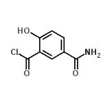 CAS 登录号：60795-46-2， 5-氨基甲酰-2-羟基苯甲酰氯
