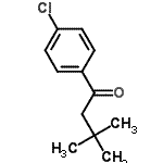 结构式 CAS# 60851-32-3, 1-(4-氯苯基)-3,3-二甲基-1-丁酮