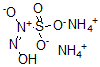 structure of CAS# 61142-90-3, 2-Hydroxy-Diazenesulfonic Acid 1-Oxide Ammonium Salt (1:2);HYDROXYDIAZENESULFONIC ACID 1-OXIDE DIAMMONIUM SALT;HYDROXYDIAZENESULFONIC ACID 1-OXIDE DISODIUM SALT;DISODIUM (E)-1-SULFONATODIAZEN-1-IUM-1,2-DIOLATE