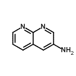 structure of CAS# 61323-19-1, 1,8-Naphthyridin-3-Amine;1,8-naphthyridin-3-amine