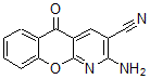 结构式 CAS# 61424-81-5, 2-氨基-5-氧代-5H-[1]苯并吡喃并[2,3-b]吡啶-3-甲腈