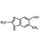 CAS 登录号：61587-93-7， 2,5-二甲基-1H-苯并咪唑-6-甲醛
