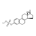 CAS 登录号：61612-83-7， 钠17-氧代雌甾-1,3,5(10),8-四烯-3-基硫酸盐