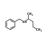 structure of CAS# 61806-76-6, N-Benzyl-2-Pentanamine;benzyl(1-methylbutyl)amine;Benzyl-(1-methyl-butyl)-amine;N-benzylpentan-2-amine hydrochloride