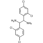 structure of CAS# 618092-20-9, 1,2-Bis(2,4-dichlorophenyl)-1,2-ethanediamine