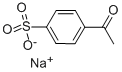 structure of CAS# 61827-67-6, 4-Acetylbenzenesulfonic Acid Sodium Salt;Sodium 4-Ethanoylbenzenesulfonate;Sodium 4-Acetylbenzenesulphonate