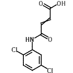 CAS 登录号：61832-96-0， 4-[(2,5-二氯苯基)氨基]-4-氧代-2-丁烯酸