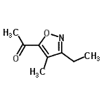 CAS 登录号：61858-84-2， 1-(3-乙基-4-甲基-1,2-恶唑-5-基)乙酮