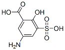 structure of CAS# 6201-87-2, 5-Amino-3-Sulphosalicylic Acid;5-Amino-2-Hydroxy-3-Sulfo-Benzoic Acid;5-Amino-3-Sulfosalicylic Acid;5-Amino-3-Sulphosalicylic Acid