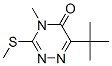 CAS 登录号：62036-60-6， 6-叔-丁基-4-甲基-3-(甲硫基)-1,2,4-三嗪-5(4H)-酮
