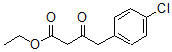 structure of CAS# 62088-10-2, 4-Chloro-beta-Oxo-Benzenebutanoic Acid Ethyl Ester;4-(4-CHLORO-PHENYL)-3-OXO-BUTYRIC ACID ETHYL ESTER