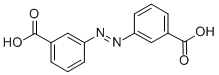 structure of CAS# 621-18-1, 3,3'-Azodibenzoic Acid;AZOBENZENE-3,3'-DICARBOXYLIC ACID;AZONENZENE-3,3'-DICARBOXYLIC ACID;3,3'-AZODIBENZOIC ACID