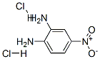 CAS 登录号：6219-77-8， 4-硝基苯-1,2-二胺二盐酸盐