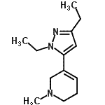 CAS#: 622403-71-8， 5-(1,3-Diethyl-1H-pyrazol-5-yl)-1-methyl-1,2,3,6-tetrahydropyridine