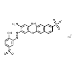 CAS#: 6232-50-4， Sodium 6-{2,4-Diamino-5-[(2-Hydroxy-5-Nitrophenyl)Diazenyl]Phenoxy}-2-Naphthalenesulfonate