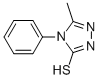 structure of CAS# 6232-82-2, 2,4-Dihydro-5-Methyl-4-Phenyl-3H-1,2,4-Triazole-3-Thione;2,4-Dihydro-5-Methyl-4-Phenyl-3H-1,2,4-Triazole-3-Thione;3H-1,2,4-Triazole-3-Thione, 2,4-Dihydro-5-Methyl-4-Phenyl-