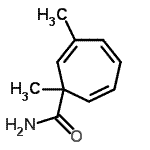 CAS 登录号：62360-30-9， 1,3-二甲基-2,4,6-环庚三烯-1-甲酰胺