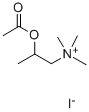 结构式 CAS# 625-19-4, 乙酰基-beta-碘甲胆碱