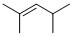 structure of CAS# 625-65-0, 2,4-Dimethyl-2-Pentene;2,4-Dimethyl-2-Pentene;2-Pentene, 2,4-Dimethyl-;Nsc74139