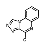 structure of CAS# 62603-54-7, 4-Chloro[1,2,4]Triazolo[4,3-a]Quinoxaline;4-chloro-[1,2,4]triazolo[4,3-a]quinoxaline;4-Chloro[1,2,4]triazolo[4,3-a]quinoxaline;4-chloro-10-hydro-1,2,4-triazolo[4,3-a]quinoxaline