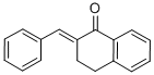 结构式 CAS# 6261-32-1, 2-亚苄基-1-四氢萘酮