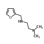 structure of CAS# 626216-39-5, N'-(2-Furylmethyl)-N,N-dimethyl-1,2-ethanediamine;1,2-ethanediamine, N'(2-furanylmethyl)-N,N-dimethyl-;1,2-ethanediamine, N'-(2-furanylmethyl)-N,N-dimethyl-;N'-(furan-2-ylmethyl)-N,N-dimethylethane-1,2-diamine