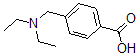结构式 CAS# 62642-59-5, 4-二乙基氨基甲基苯甲酸