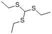 structure of CAS# 6267-24-9, Tris(Ethylthio)Methane;[Bis(Ethylthio)Methylthio]Ethane;Ethane, 1,1',1''-[Methylidynetris(Thio)]Tris-;Ethyl Orthotrithioformate