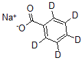 structure of CAS# 62790-26-5, Benzoic-D5 Acid Sodiumsalt;BENZOIC-2,3,4,5,6-D5 ACID, SODIUM SALT,&;Benzoic Acid-2,3,4,5,6-D5sodium Salt;SODIUM BENZOATE-D5 SODIUM SALT