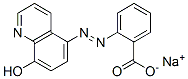 CAS 登录号：62816-35-7， 2-[(8-羟基-5-喹啉基)偶氮]苯甲酸钠盐