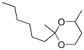 CAS#: 6290-07-9， 2-Hexyl-2,4-Dimethyl-1,3-Dioxane
