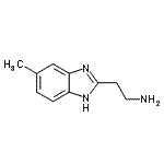 structure of CAS# 630091-54-2, 2-(6-Methyl-1H-benzimidazol-2-yl)ethanamine;2-(5-Methyl-1H-benzimidazol-2-yl)ethanamine dihydrochloride;2-(5-methyl-1H-benzo[d]imidazol-2-yl)ethanamine;2-(5-Methyl-1H-benzoimidazol-2-yl)-ethylamine