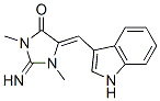CAS#: 63153-56-0， 2-Imino-5-(1H-Indol-3-Ylmethylene)-1,3-Dimethylimidazolidin-4-One