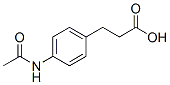 structure of CAS# 6325-43-5, 3-(4-Acetamidophenyl)Propanoic Acid;3-(4-Acetamidophenyl)Propionic Acid;A4144/0176542;Nsc30906