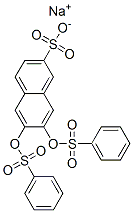 CAS#: 63251-43-4， Sodium 6,7-Bis[(Phenylsulphonyl)Oxy]Naphthalene-2-Sulphonate