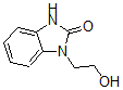 结构式 CAS# 63388-01-2, 1,3-二氢-1-(2-羟基乙基)-2H-苯并咪唑-2-酮