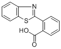 结构式 CAS# 6340-29-0, 2-(2-羧基苯基)苯并噻唑