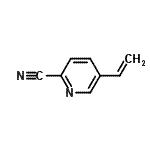 结构式 CAS# 63405-32-3, 5-乙烯基-2-吡啶甲腈