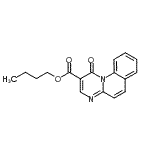 CAS 登录号：63455-53-8， 丁基1-氧代-1H-嘧啶并[1,2-a]喹啉-2-羧酸酯