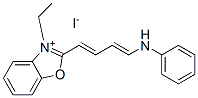 CAS 登录号：63467-92-5， 3-乙基-2-[4-(苯基氨基)丁-1,3-二烯基]苯并恶唑鎓碘化物