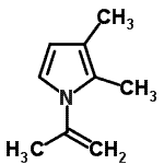 CAS 登录号：634892-62-9， 1-异丙烯基-2,3-二甲基-1H-吡咯