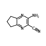 CAS#: 63630-30-8， 3-Amino-6,7-Dihydro-5H-Cyclopenta[b]Pyrazine-2-Carbonitrile