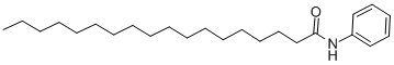 structure of CAS# 637-54-7, Stearanilide;N-Phenylstearamide;Octadecanamide, N-Phenyl-