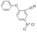 structure of CAS# 63707-35-7, 5-Nitro-2-Phenoxybenzonitrile;Aids190836;Aids-190836;T5586041