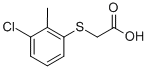 CAS 登录号：6375-67-3， 2-[(3-氯-2-甲基苯基)硫代]乙酸